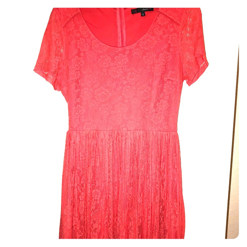 Light red dress